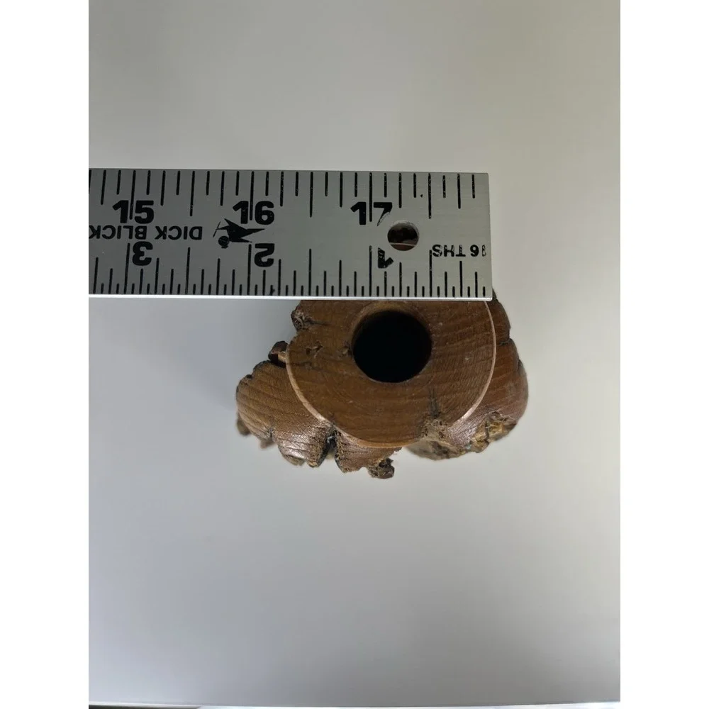 Live Edge Wood Vase Weed Pot Australian Red Gum Wood Fence Post Brutalist Rustic